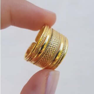 Boho Ring, 24k Gold Plated