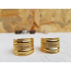 Boho Ring, 24k Gold Plated