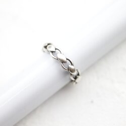 Link Chain Silver Ring