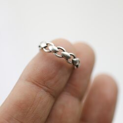 Link Chain Silver Ring