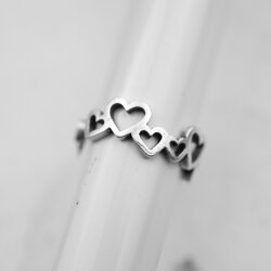 Heart ring "Infinity Heart"