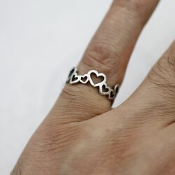 Heart ring "Infinity Heart"