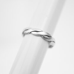 Silver Braided Ring