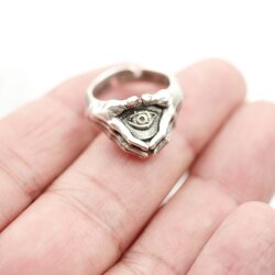 Illuminati Freimaurer Statement Ring