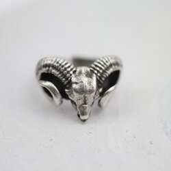 Ram horn ring, Ram head ring, Aries Ring