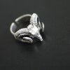 Ram horn ring, Ram head ring, Aries Ring