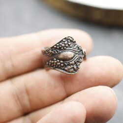 Spoon ring, Floral Spoon Ring