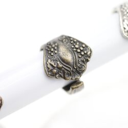 Spoon ring, Floral Spoon Ring