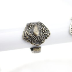 Spoon ring, Floral Spoon Ring