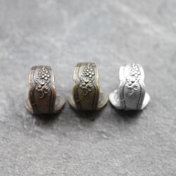 Spoon ring, Floral Spoon Ring