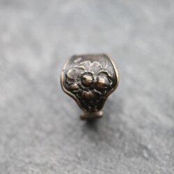 Spoon ring, Floral Spoon Ring