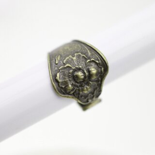 Spoon ring, Floral Spoon Ring