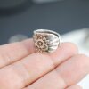 Spoon ring, Floral Spoon Ring