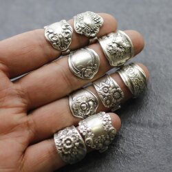 Besteckschmuck Ring, Löffel Ring