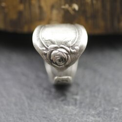 Spoon ring, Floral Spoon Ring