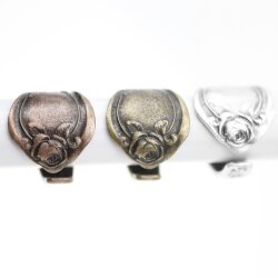 Spoon ring, Floral Spoon Ring