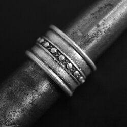Boho Silver Design Ring