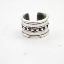 Mittelalter Statement Design Ring Antik Silber Ring