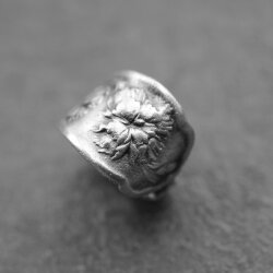 Spoon ring, Floral Spoon Ring