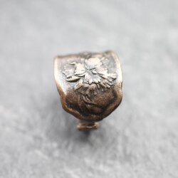 Spoon ring, Floral Spoon Ring