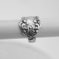 Spoon ring, Floral Spoon Ring