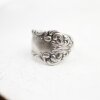 Spoon ring, Floral Spoon Ring