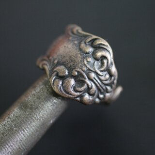 Spoon ring, Floral Spoon Ring