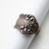 Spoon ring, Floral Spoon Ring