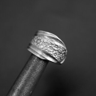 Spoon ring, Floral Spoon Ring