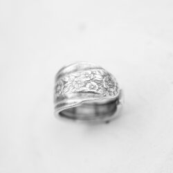 Spoon ring, Floral Spoon Ring