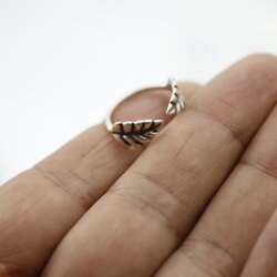 Blätter Ring, Zehenring, Finger Ring