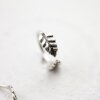 Silver Leaf Ring, Toe Ring