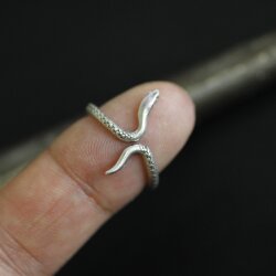 Silver Snake Ring