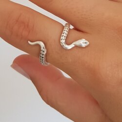 Silver Snake Ring