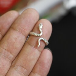 Silver Snake Ring