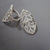 Silver Leaf Ring