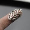 Silver Leaf Ring