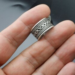 Celtic Ring, Statement Silber Ring