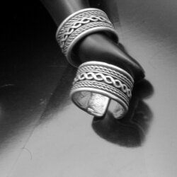 Celtic Ring, Statement Silber Ring