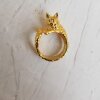 Katzen Ring,Tier Ring, Niedlicher Kitty Katzenring,Tier Wickelring