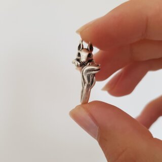 Eichhrnchen Ring,Tier Ring, Tier Wickelring