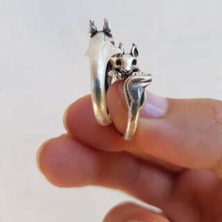 Eichhrnchen Ring,Tier Ring, Tier Wickelring