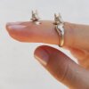 Animal Ring, Squirrel ring, Animal Wrap Ring