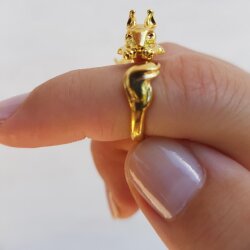 Eichhrnchen Ring,Tier Ring, Tier Wickelring