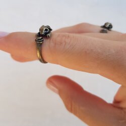 Bunny Ring, Adjustable Ring, Cute Ring, Animal Wrap Ring
