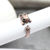 Bunny Ring, Adjustable Ring, Cute Ring, Animal Wrap Ring