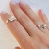 Kaninchen Ring,Tier Ring, Ring Hase,Tier Wickelring