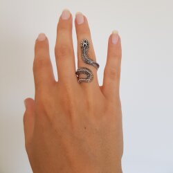 Silver Snake Ring