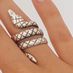 Silver Snake Ring