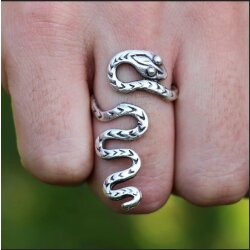 Silver Snake Ring